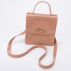 RARE Melissa Jelly Box Bag Vegan Plastic Chic Barbiecore Designer Fashion